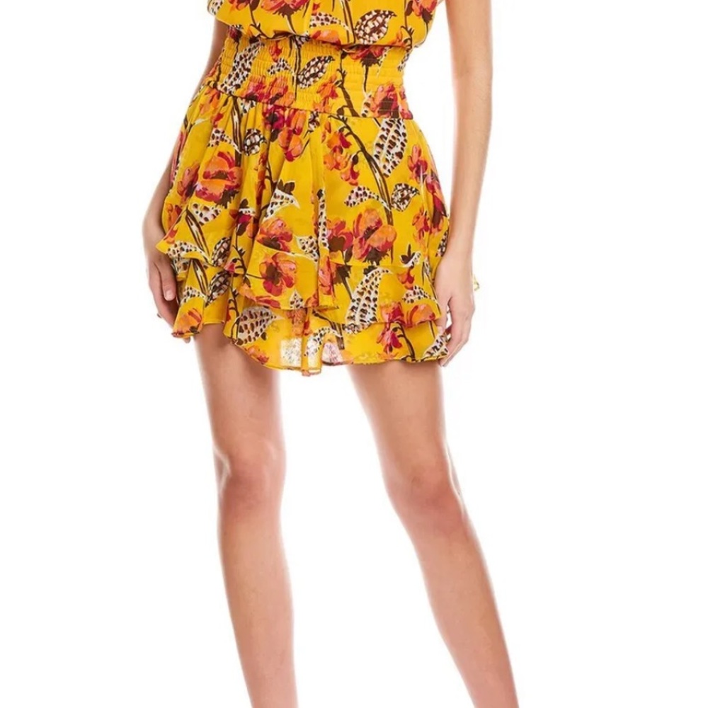 A.L.C. Vera Silk Skirt Marigold NWT